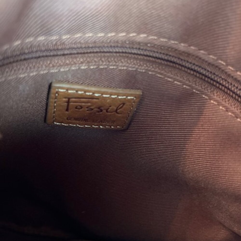 FOSSIL | Patchwork Leather Crossbody Shoulder Bag - Vintage - Picture 5 of 9